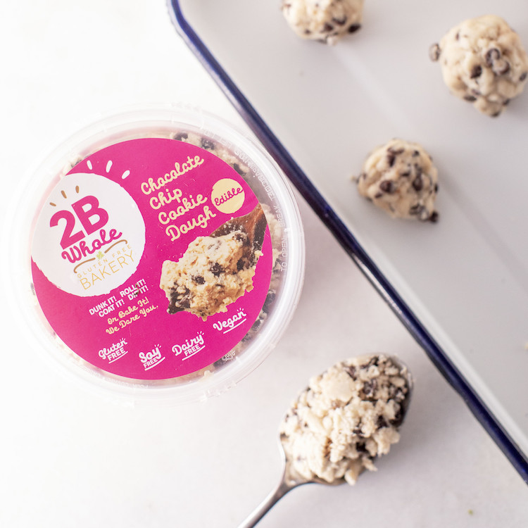 Picture of chocolate chip cookie dough (gf)